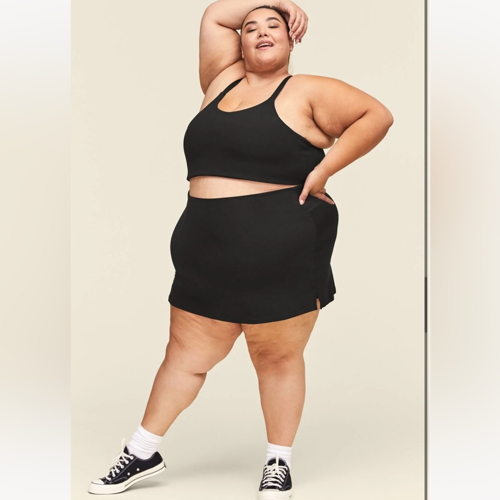 black Girlfriend Collective sport skort with pockets